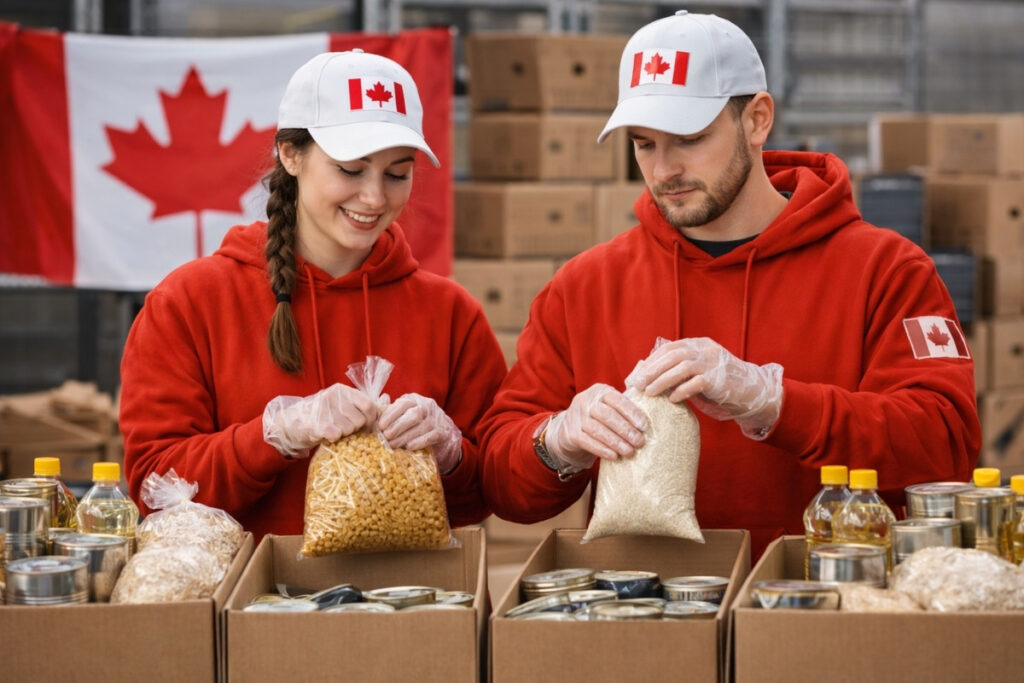 Canada Food Packaging Worker – Factory Environment
