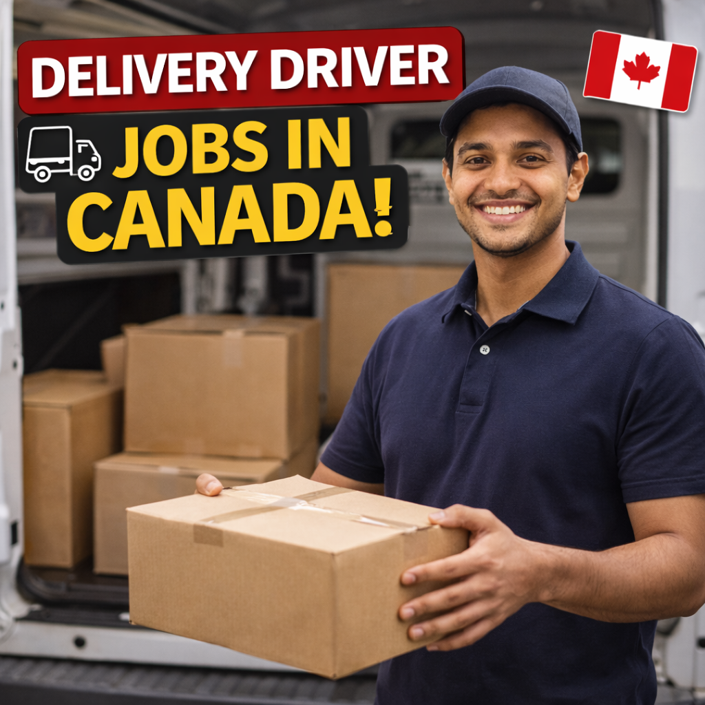 Delivery driver job opportunity in Canada with van